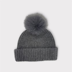 BONNET AVEC POMPOM YVES SALOMON