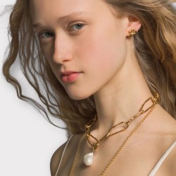 COLLIER SCULPTURE PERLE FORTE FORTE