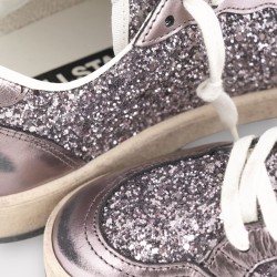 BALLSTAR PAILLETTES PURPLE GOLDEN GOOSE