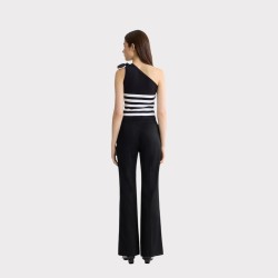 TOP STRIPES ONE SHOULDER PATOU