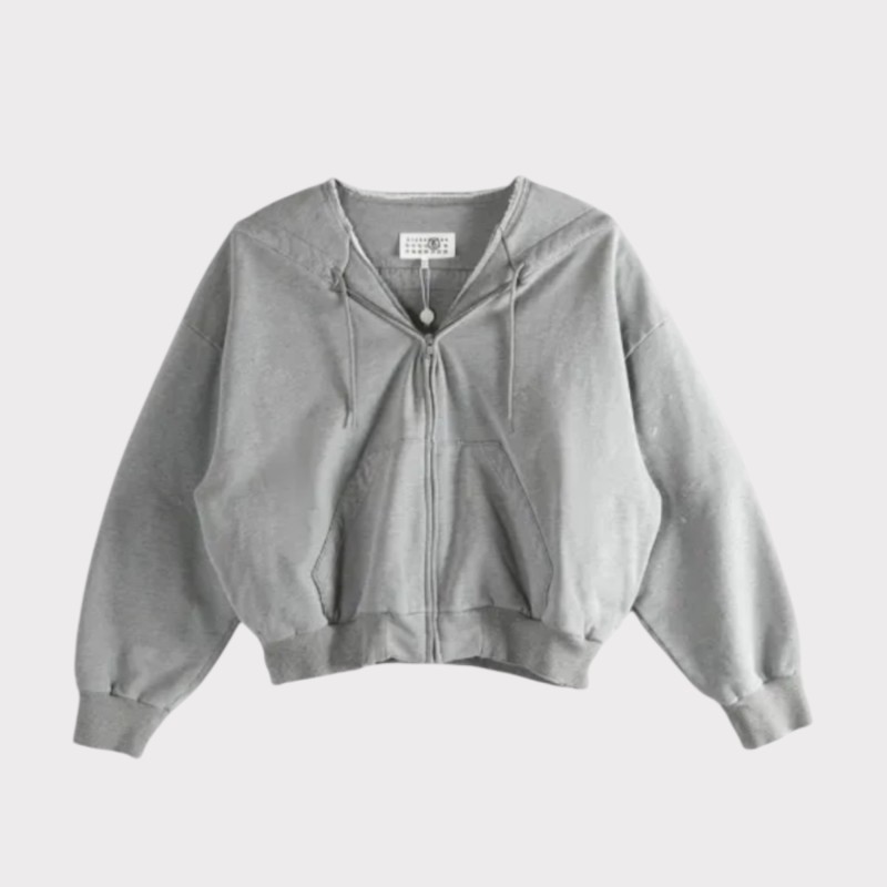 SWEAT JACKET ZIPPÉ MM6