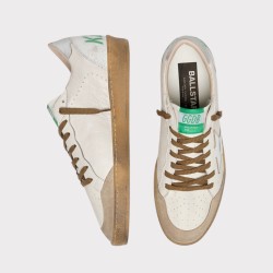 BALLSTAR BLANCHE ET VERTE GOLDEN GOOSE