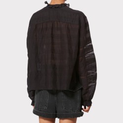 CHEMISE PELINE BLACK ISABEL MARANT ETOILE