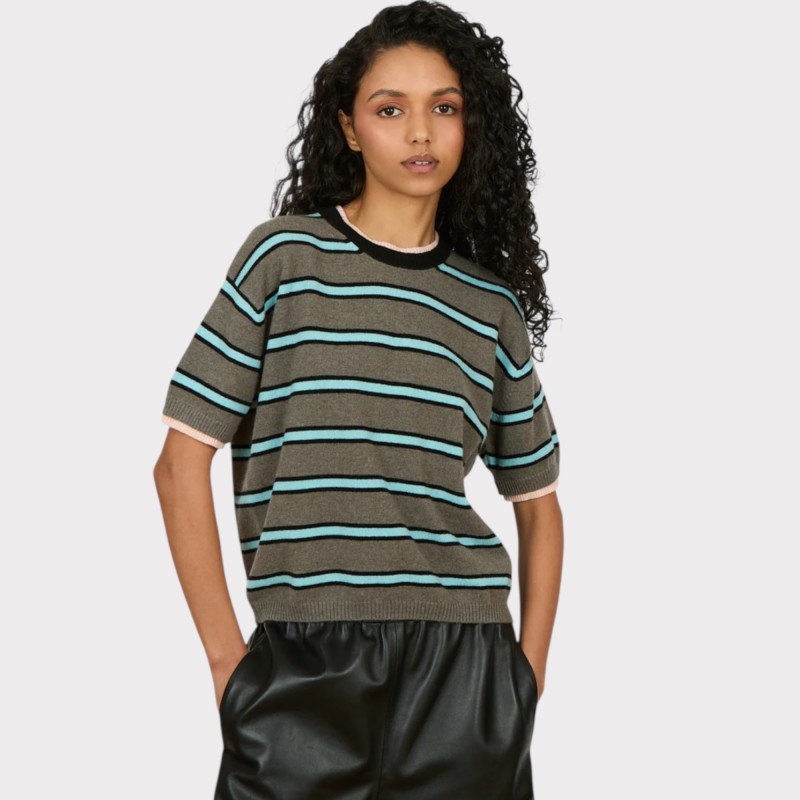 PULL ALBERTO STRIPES ALEXANDRA GOLOVANOFF