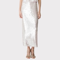 JUPE LIQUID SEQUINS FORTE FORTE