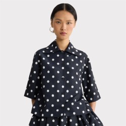 CHEMISE A POIS PATOU