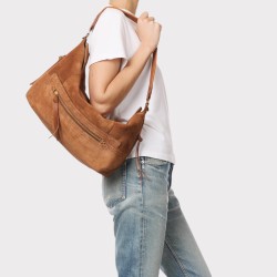 SAC LUCKY HOBO LARGE CARAMEL JEROME DREYFUSS