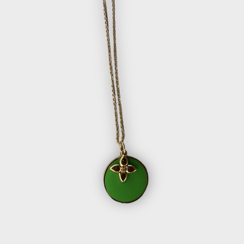 COLLIER PENDENTIF CROISETTE CABIROL