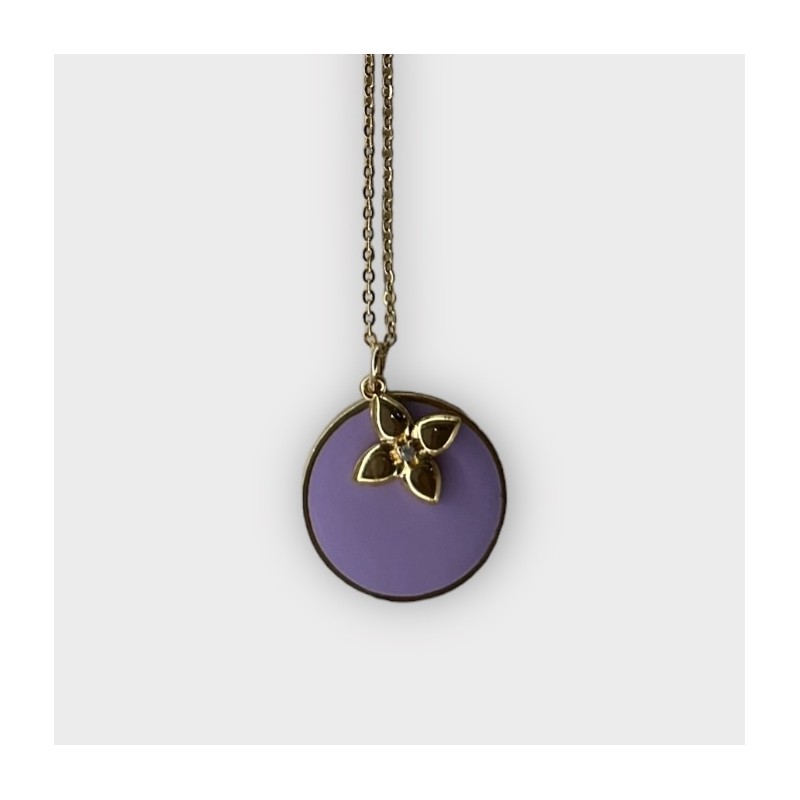 COLLIER PENDENTIF CROISETTE CABIROL
