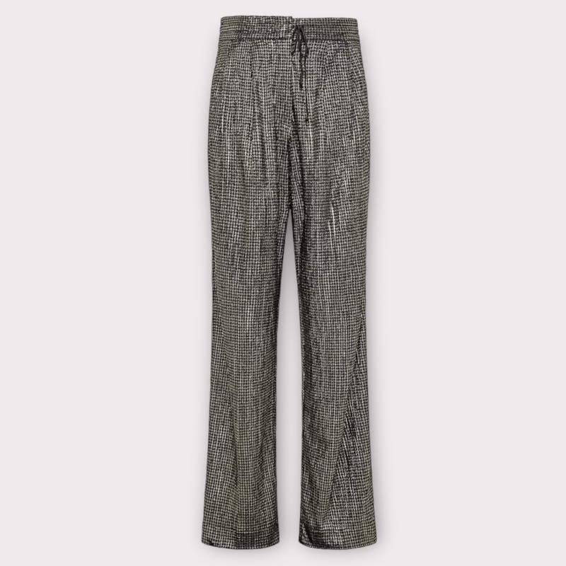 PANTALON LAME NOIR FORTE FORTE