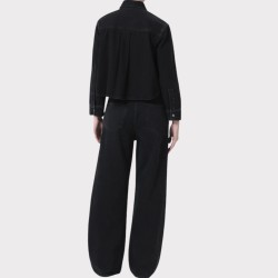 LOW CURVE BAGGY JEAN BLACK AGOLDE