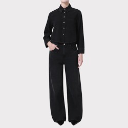 LOW CURVE BAGGY JEAN BLACK AGOLDE