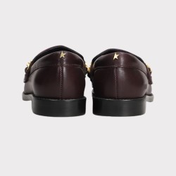 MOCCASINS BORDEAUX GOLDEN GOOSE
