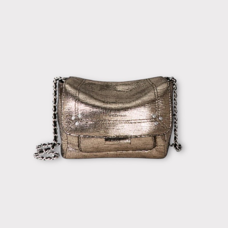 LULU S LAMÉ CHAMPAGNE JD