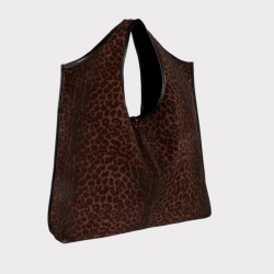 CABAS PACO LEOPARD NATUREL JERÔME DREYFUSS