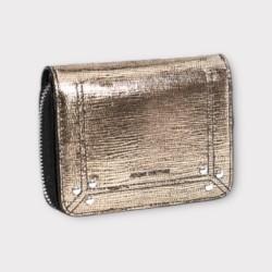 PORTE-FEUILLE ANDRÉ LAMÉ CHAMPAGNE JEROME DREYFUSS