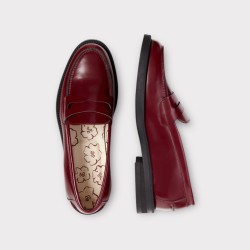 MOCASSINS BURGANDY DUKE + DEXTER