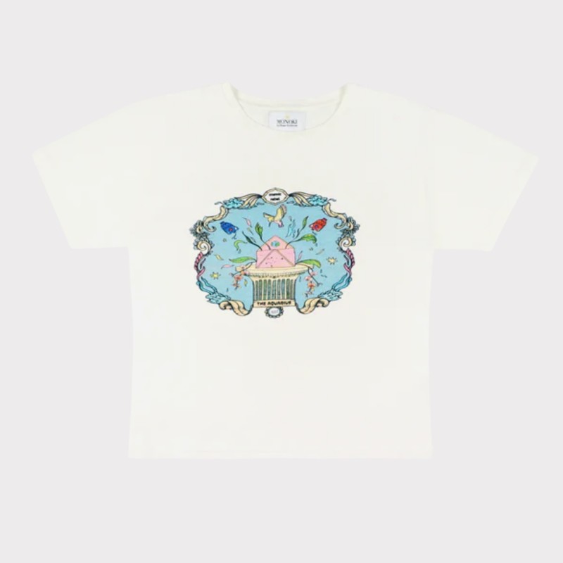 T-SHIRT ASTRO AQUARIUS MONOKI