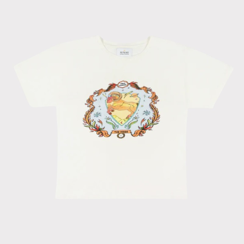 T-SHIRT ASTRO ARIES MONOKI