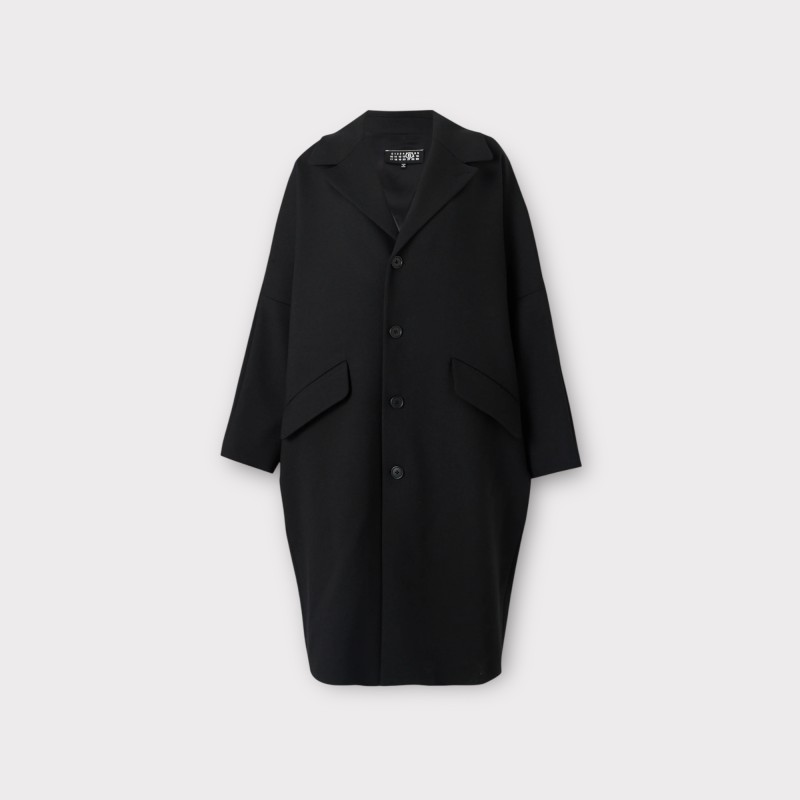 MANTEAU LARGE NOIR MM6