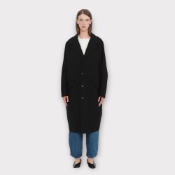 MANTEAU LARGE NOIR MM6