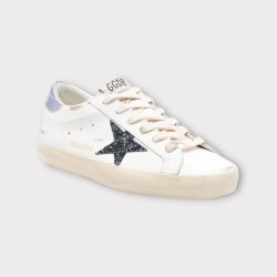 SUPER STAR TOE GLITTER GOLDEN GOOSE