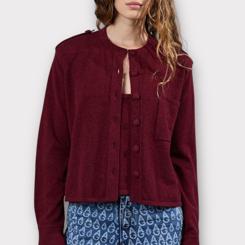 PULL LUBNA LIGHT BOURGOGNE 19 ALEXANDRA GOLOVANOFF