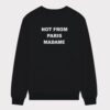 Le Sweatshirt Slogan Drôle de Monsieur