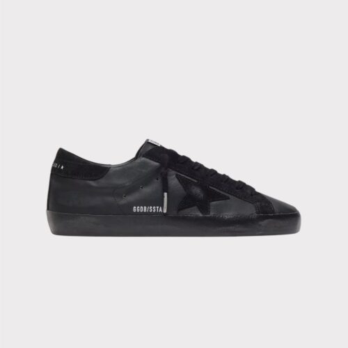 Super Star Cuir Noir Golden Goose
