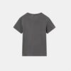 T-shirt slim gris anthracite avec traitement effet usé Golden Goose