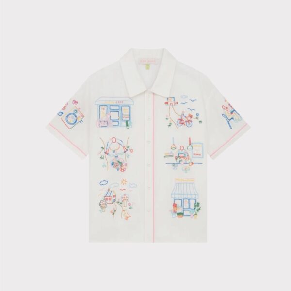 Chemise café MIRA MIKATI