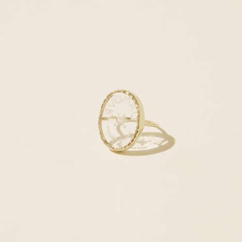 BAGUE AMOUR CRISTAL PASCALE MONVOISIN
