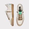 HOMME - BALLSTAR BLANCHE ET VERTE GOLDEN GOOSE