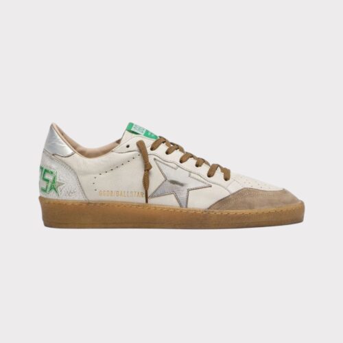 HOMME - BALLSTAR BLANCHE ET VERTE GOLDEN GOOSE