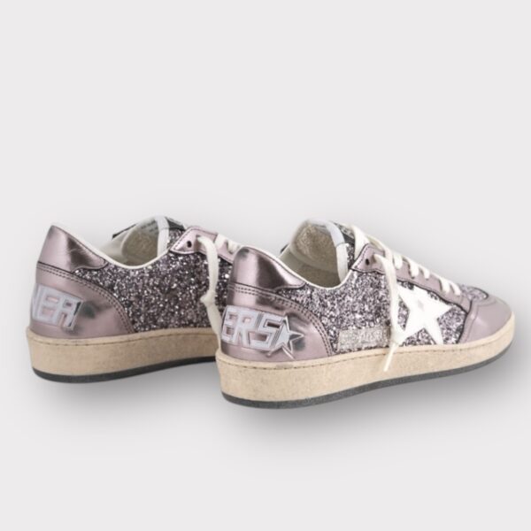 BALLSTAR PAILLETTES PURPLE GOLDEN GOOSE