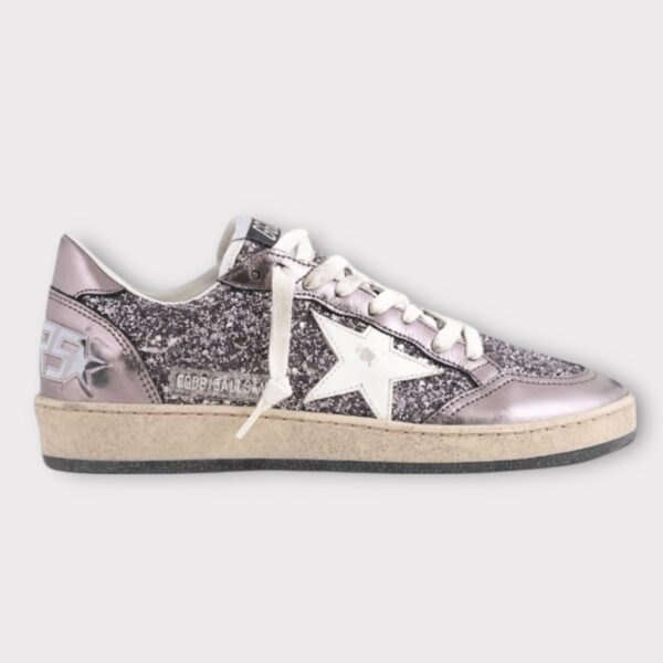 BALLSTAR PAILLETTES PURPLE GOLDEN GOOSE