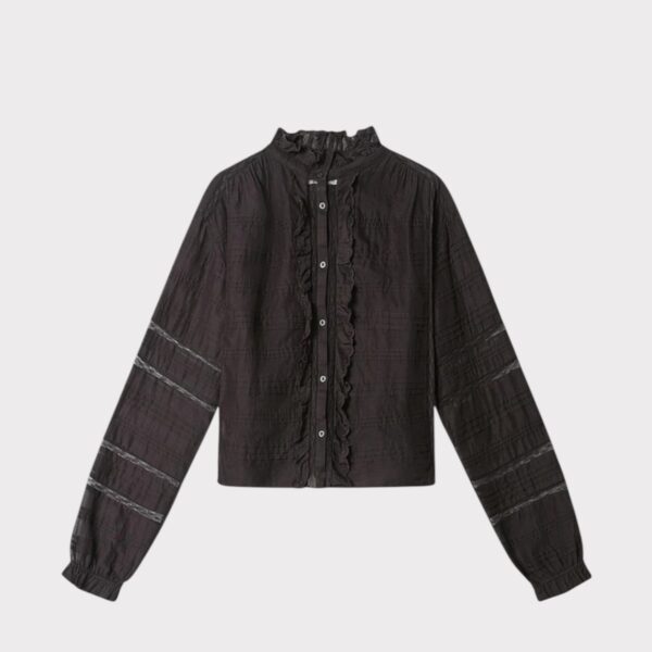 CHEMISE PELINE BLACK ISABEL MARANT ETOILE