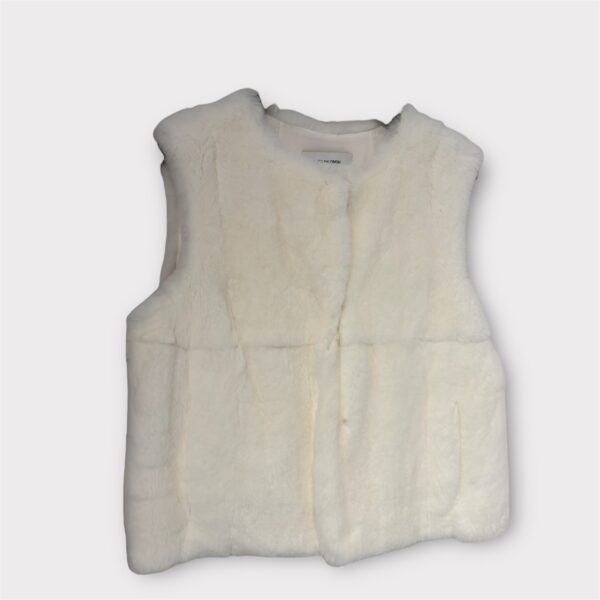 GILET BLANC YVES SALOMON