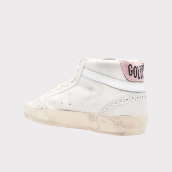 MID STAR WHITE BLUE PINK GOLDEN GOOSE
