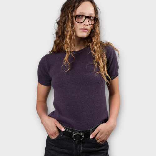 PULL MINI ANDRE PURPLE 19 ALEXANDRA GOLOVANOFF
