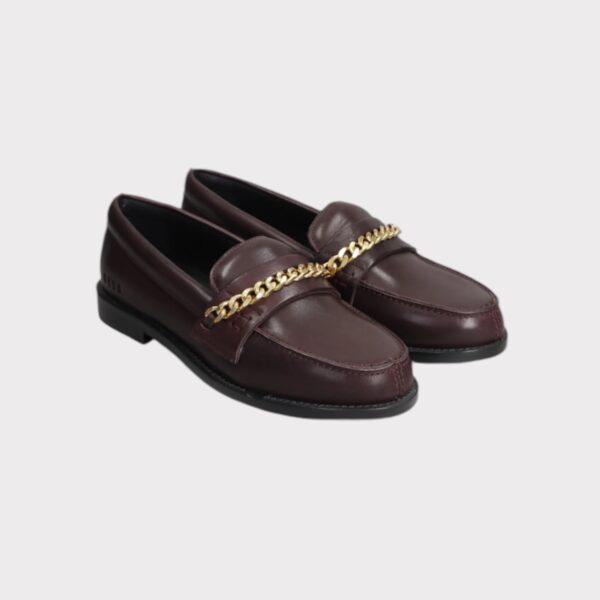 MOCCASINS BORDEAUX GOLDEN GOOSE