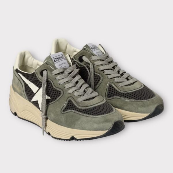 HOMME - RUNNING NET UPPER SUEDE GOLDEN GOOSE