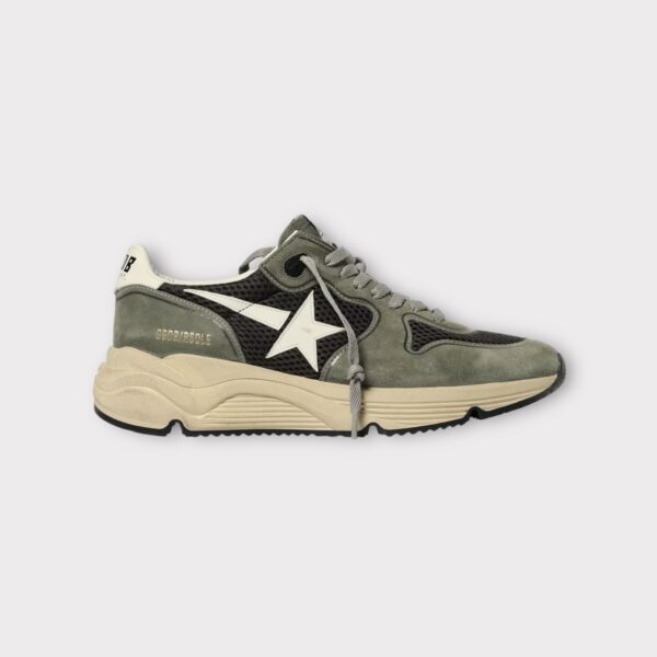 HOMME - RUNNING NET UPPER SUEDE GOLDEN GOOSE