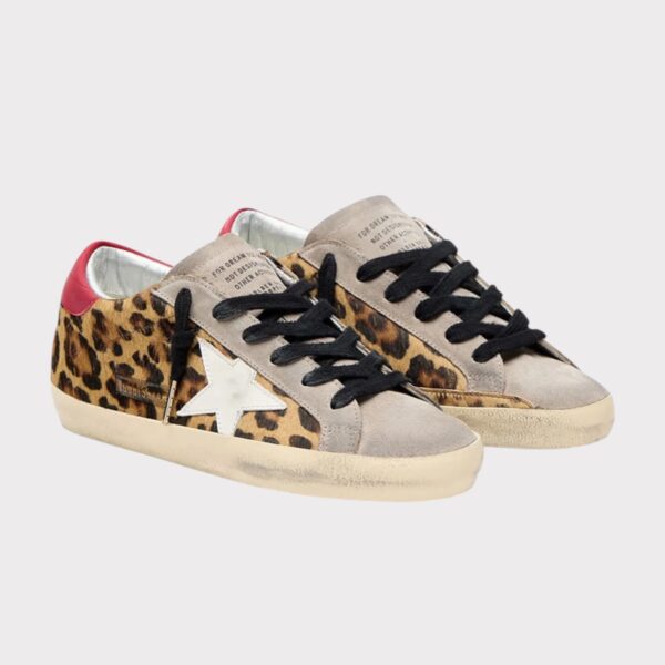 SUPERSTAR LEOPARD HORSY GOLDEN GOOSE