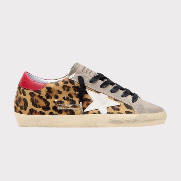 SUPERSTAR LEOPARD HORSY GOLDEN GOOSE