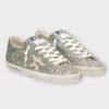 SUPER STAR PAILLETTES ARGENT GOLDEN GOOSE