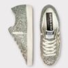SUPER STAR PAILLETTES ARGENT GOLDEN GOOSE