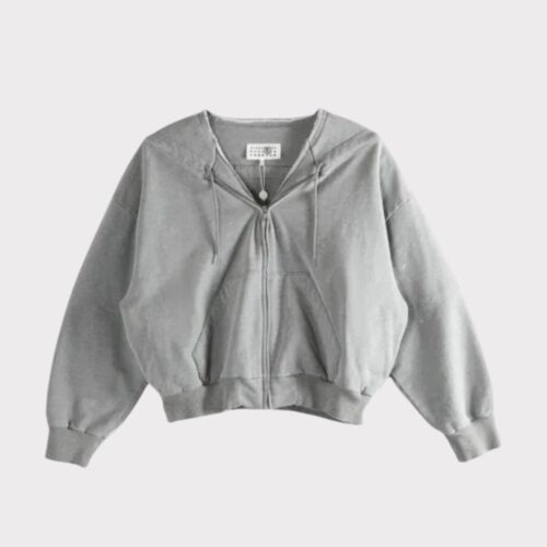 SWEAT JACKET ZIPPÉ MM6