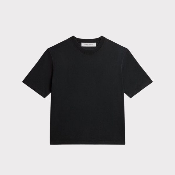 T-SHIRT NOIR GOLDEN GOOSE