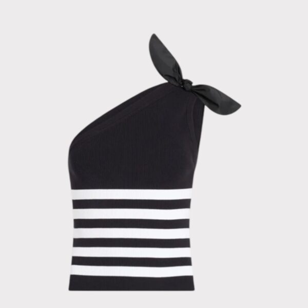 TOP STRIPES ONE SHOULDER PATOU